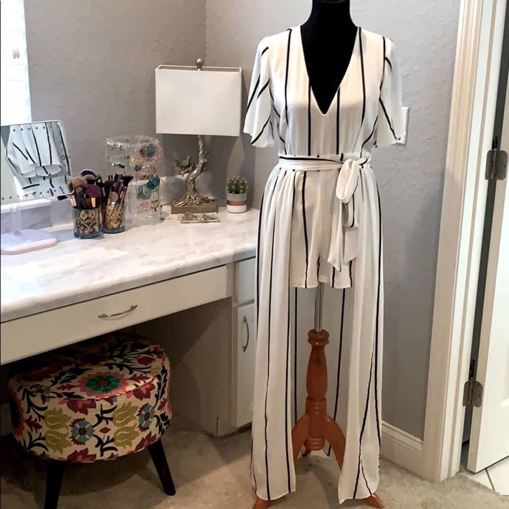 Stripe Jumpsuit